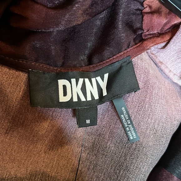 DKNY Women’s Tie-Neck Sleeveless Blouse, NWT, M - Picture 5 of 7